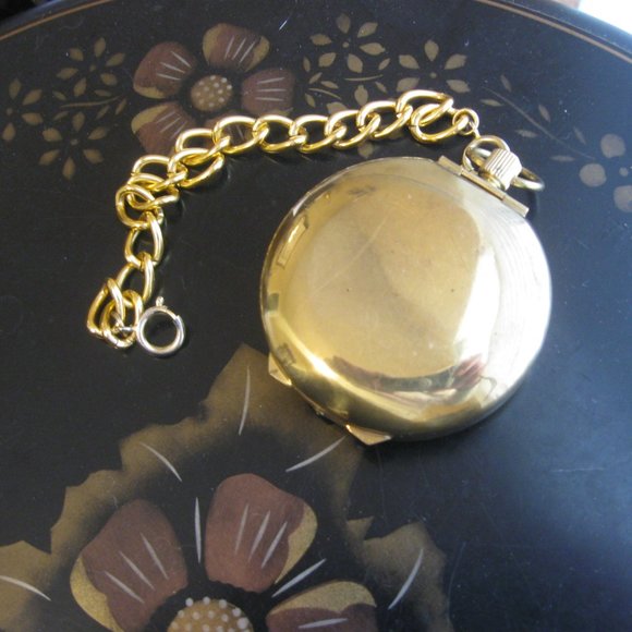 ***SOLD*** Vintage Steampunk Travel Alarm Clock Glows in the dark - Picture 3 of 7